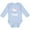 AE-Light Blue, variant on Inktastic My Nanny Loves Me Girl Unicorn Girls Long Sleeve Baby Bodysuit