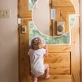 thumbnail image 2 of Harpily Home Door Reinforcement Lock Upgraded Front Door Locks for Withstand 800 Lbs Child Proof Door Lock for Inside Door Top Extra Flip Lock High Deadbol One Size White, 2 of 9