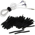 Xubond Office Supplies, Wire organizar Organizer Strips Black Cable