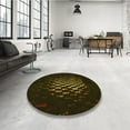 thumbnail image 4 of Ahgly Company Machine Washable Indoor Rectangle Transitional Night Black Area Rugs, 7' x 10', 4 of 7