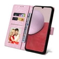 thumbnail image 4 of Compatible with Samsung Galaxy A14 5G Case Retro Gilded Flower PU Leather RFID Blocking Wallet Cover, 4 of 5