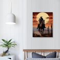 thumbnail image 4 of ONETECH Western Cowboys Print, Vintage Cowboy Decor, Cowboy Western Wall Decor for Bedroom, Western Pictures Cowboy Art Prints, Rustic Rodeo Wall Art, Cowgirl Room Decor for Home,Modern,Wall, 4 of 5