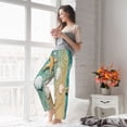 thumbnail image 5 of Salouo Starfish And Seashell Print Women's Pajama Pants Casual Loose Sweatpants PJs Flowy Pants Drawstring Palazzo for Women Wide Leg Pants Lounge Pajama -Small, 5 of 8