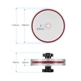 thumbnail image 2 of LP Vinyl Record Cleaner Clamp Vinyl Record Lable Saver Protector Waterproof Acrylic Tool with Cleaning Cloth Carry Bag, 2 of 5