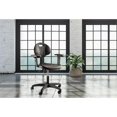 thumbnail image 2 of Pemberly Row 16-21" Modern Polyurethane Task Chair with Arms in Black, 2 of 11