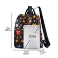 thumbnail image 3 of FORMRS Women's Travel Backpack Purse Anti-Theft Hidden Pockets Casual Shoulder Bag, Moon Pattern, 3 of 7