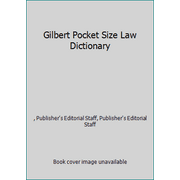 Gilbert Pocket Size Law Dictionary, Used [Paperback]