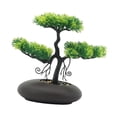 thumbnail image 4 of Estatua de árbol bonsái,Árbol bonsái artificial Árbol bonsái falso Inicio,Mesa Pequeña Falsa Bienvenido Maceta,Decoración de jardín con bonsáis artificiales para interiores,Oficina, 4 of 9