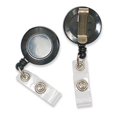 thumbnail image 1 of Standard ID Badge Reel Round Belt Clip Strap GREY (), 1 of 1