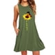 thumbnail image 2 of Vestido Corto Sin Mangas Vestido De Chaleco Midi Mujer Trajes De Verano Estampados, Verde, 3XL Methold AP002125-46, 2 of 5