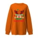 thumbnail image 4 of Pntutb Mujer Moda Suelta Manga Larga Cuello Redondo Blusa Navidad Impresión Camiseta tops Pntutb Pntutb-5896, 4 of 5