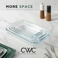 thumbnail image 3 of COOK WITH COLOR 8-Pc Glass Baking Dish Set with Lids, Microwave-Safe Glass Bakeware Set, Sage, 3 of 9