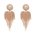 thumbnail image 1 of Pendientes de moda para mujer, aretes colgantes de cadena larga, joyería   JM, 1 of 4