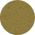 thumbnail image 1 of Ahgly Company Machine Washable Indoor Square Transitional Dark Bronze Brown Area Rugs, 3' Square, 1 of 7