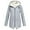 Grey, variant on Women Solid Thickening Jacket Outdoor Plus Size Hooded Raincoat Windproof Winter Casual Jacket Women Vest Lightweight Women Hooded Jacket Women