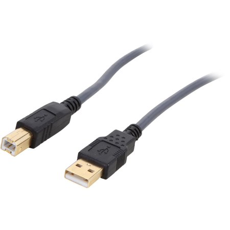 UPC: 0757120450030 | C2G 45003 USB Cable – Ultima USB 2.0 A Male to B Male Cable for Printers  Scanners  Brother  Canon  Dell  Epson  HP and more  Black (9.8 Feet  3 Meters)