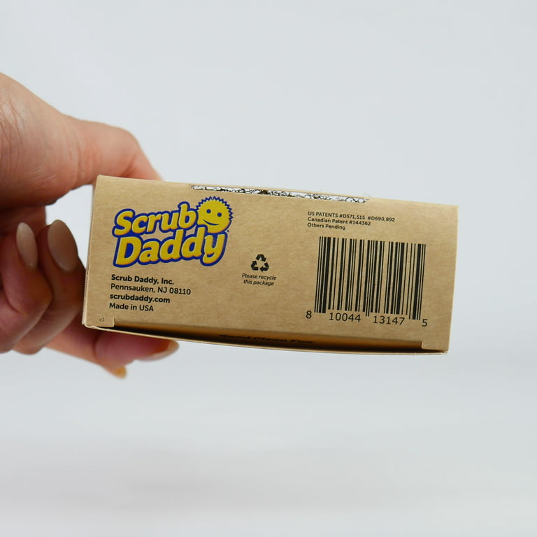 Scrub Daddy Eco Daddy Scrubber Sponge for Kitchen, Made from Natural  Coconut Fiber and Post-Consumer Plastic, 100% Biodegradable, 2 Count