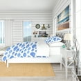 thumbnail image 3 of Designart 'Pattern with Fishes' Nautical & Coastal Duvet Cover Set, 3 of 4