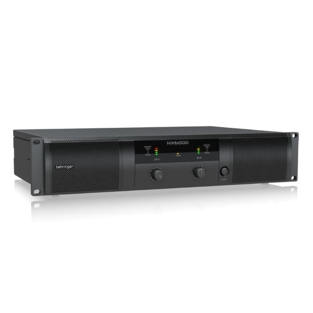 Amplificador Behringer NX6000 6000 Vatios 2 Canales