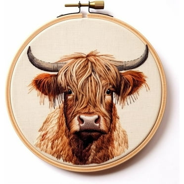 Maydear Stamped Cross Stitch Kits, DIY Embroidery Starter Kits for