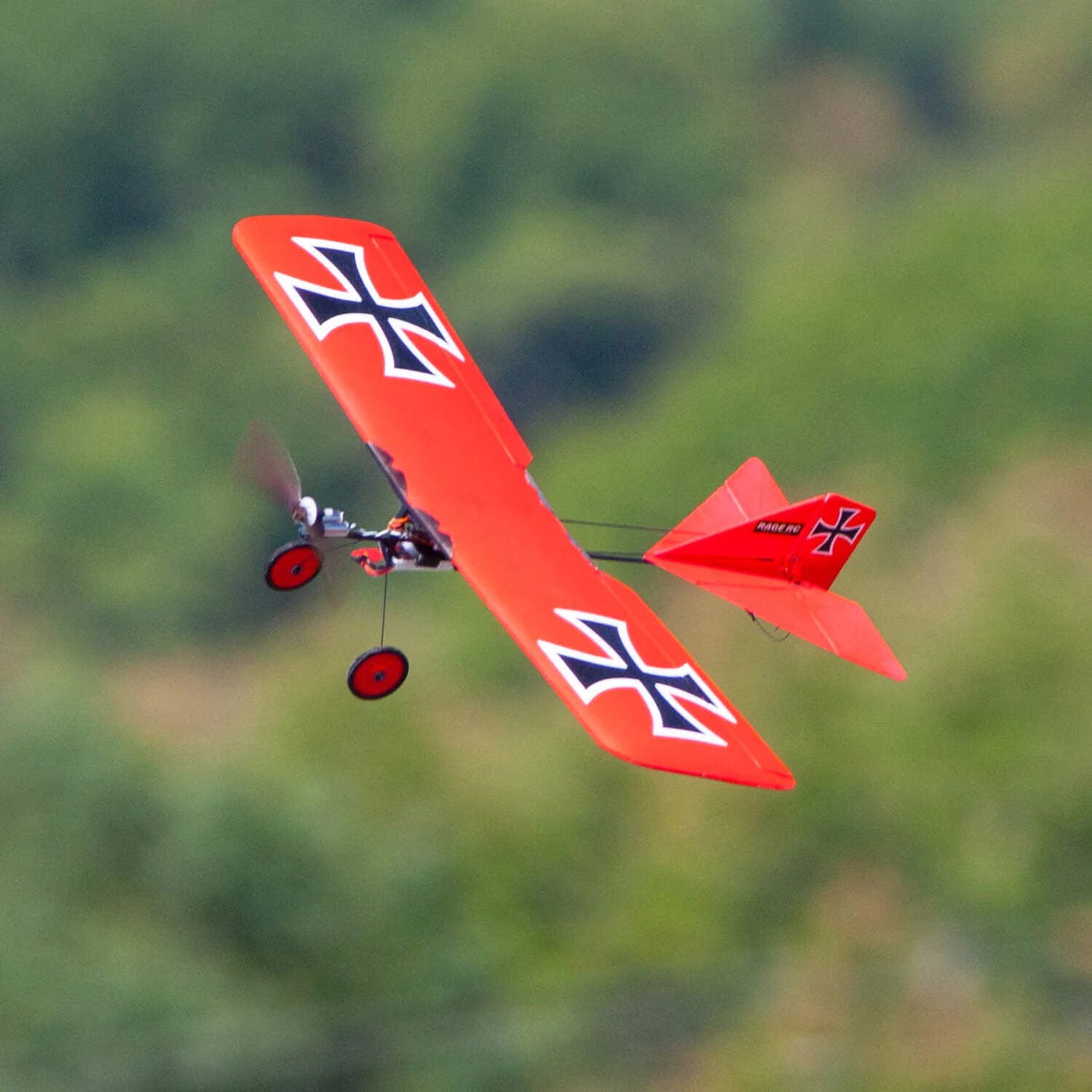 Rage RC A1119F Vintage Stick X4 Micro RFT Airplane with PASS - for Futaba Transmitter