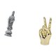 thumbnail image 5 of Escultura De Buda Guan Yin, Adorno De Piedra, Figura Creativa Con Gesto De Dedo, Feng Shui, Escritorio, Armario, Estante, Decoración Del Hogar Y La Sala De Estar., 5 of 8