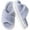 Grey, variant on Womens Slippers Fluffy Slippers Ultra Soft Open Toe Fuzzy House Slippers Plush Fur Slippers Memory Foam Slippers for Womens Thick Sole