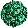 thumbnail image 2 of Naler 2800 Piezas 6MM Lentejuelas Sueltas Copa Lentejuelas Bordadas Lentejuelas Iridiscentes para Manualidades Costura Boda Navidad Pascua Decoraciones, Verde, 2 of 4