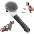 thumbnail image 1 of Cepillo Para Perros Y Gatos WEIHJMXG Gris Herramienta Para Quitar Pelo Suelto, 1 of 5