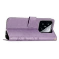 thumbnail image 4 of For Xiaomi 14 Case Wallet Card Slots Leather Phone Cover Butterfly Pattern - Light Purple, 4 of 5