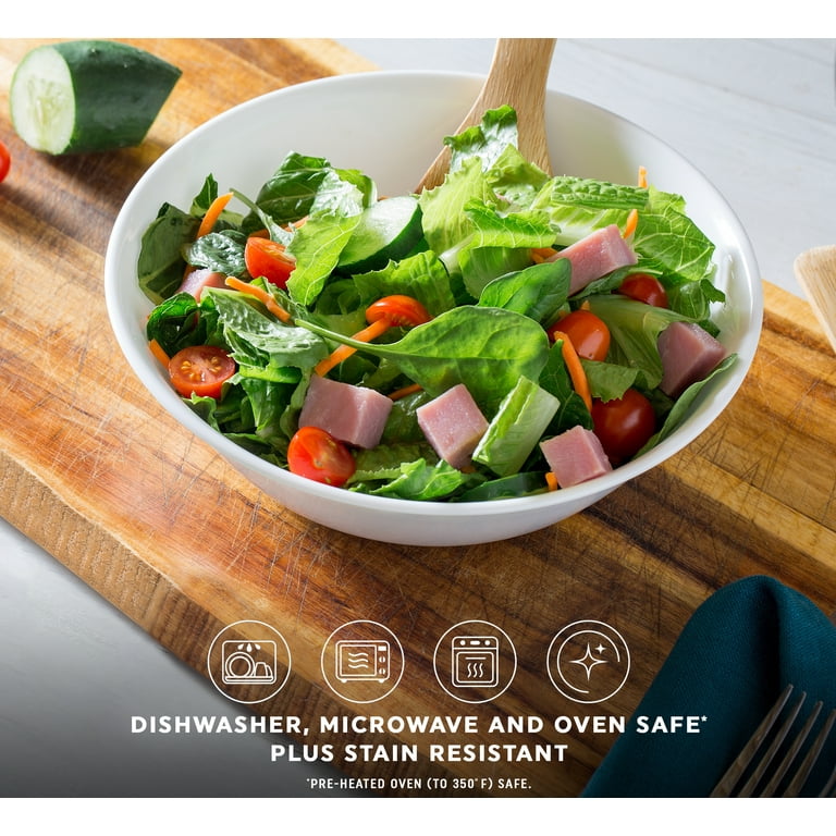 Corelle Winter Frost White 32 oz Glass Serving Bowl (Set of