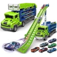 thumbnail image 1 of Toy Carrier Truck Bstoyder con pista de carreras de 46 cm y 6 coches de 2 a 8 años, 1 of 7