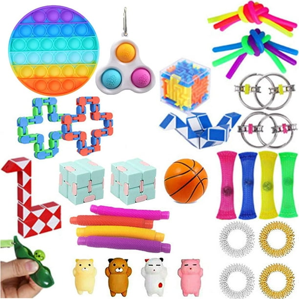 Boules de stress pop Pack de 6 jouets Fidget, jouet Maroc