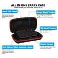 thumbnail image 2 of 16-in-1 Accessories Bundle Fit for Nintendo Switch OLED Model 2021, Protective Portable Hard Carrying Case Pouch for Switch OLED, NS Switch OLED Console Accessories, 2 of 8
