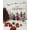 Khaki, variant on Xmas Tree Christmas Shower Curtain, Snowflake Red Green Brown Waterproof Washable Boho Funny Cute Shower Curtains Set for Bathroom Farmhouse Bathtubs Decor with Hook, 36"Wx72"L