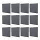 thumbnail image 5 of Paneles acústicos de fibra de poliéster, 12 Uds., Panel de absorción de sonido cortable para salas de ensayo, gris oscuro, 5 of 12