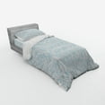 thumbnail image 2 of Ambesonne Floral Bedding Set 3 Pcs, Bohemian Vintage Orchids, Twin, Cream and Blue, 2 of 2