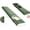 E5 PLUS Green, variant on E5 Plus - Ultra-Slim 3-Light Sources EDC Flashlight, 650 Lumens, USB-C Rechargeable, IPX4, Base & Clip (Black)