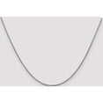 thumbnail image 2 of 14K White Gold Jbsp's 1.5mm Spiga (Wheat) Chain (18 X 1.5) Made In Peru 1534-18, 2 of 5