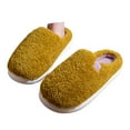 thumbnail image 3 of enyan Womens Slippers Knitted House Slippers for Women Comfy Slip-On Warm House Shoes Women Slipper Yellow Size 6.5-7, 3 of 7