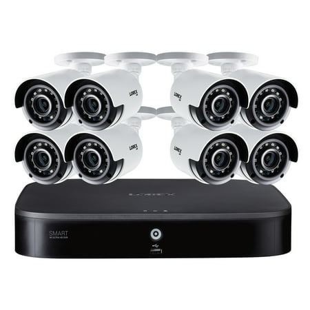 Lorex D861A81T-88CA 4K Ultra HD 8-Channel Analog Security System With 1 TB DVR And Eight 4K Ultra HD Color Night Vision Bullet Cameras With Smart Motion Detection