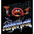 thumbnail image 2 of Men's The Muppets Animal Metal Graphic Tee Black Small, 2 of 5