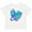 AA-White, variant on Inktastic Suicide Prevention Awareness Purple and Teal Heart Ribbon Boys or Girls Baby T-Shirt