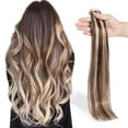 thumbnail image 1 of Ruban Capillaire 100 % Remy en Extensions de Cheveux Humains Longs, Lisses et Soyeux, 1 of 6