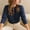 Navy, variant on RKSTN sweaters for women Women's Casual Solid Color Long Sleeve Round-Neck Sweater early fall fashion