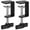 Black, variant on Parvistic 2Pcs C-shape Desk Table Mount Clamps Practical Desk Clamps Retaining Clips