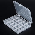 thumbnail image 5 of BUYISI 25P Metal Bobbins/Clear Sewing Machine Bobbins Spools Empty Bobbins Spools Plastic Storage Box For Home Sewing Accessories Tools B, 5 of 5