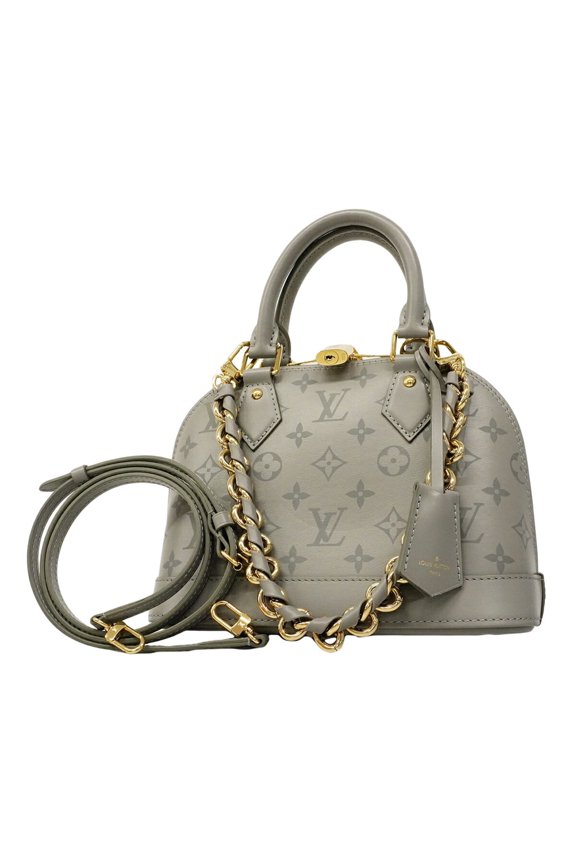 Pre-Owned Louis Vuitton Alma BB Monogram Ink Handbag M12561 Trianon Grey 2-way bag for women...