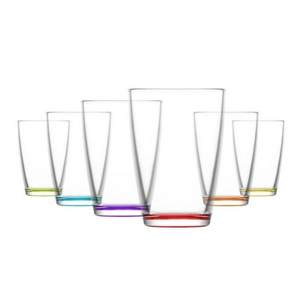 Color Bottom Cups, Set of 6