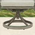 thumbnail image 5 of Ulax Furniture Aluminum Outdoor Patio Dining Chairs - Set of 2, Gray, 5 of 8